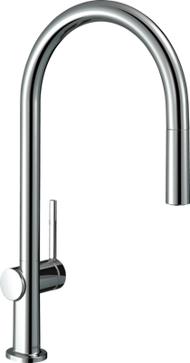 Змішувач hansgrohe Talis M54 для кухонного миття з висувним душем, хром 72802000 72802000 фото