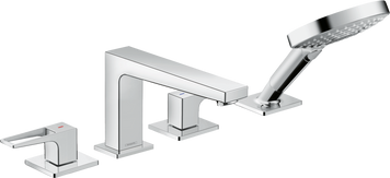 Змішувач hansgrohe Metropol на край ванни, на 4 отвори, з рукояткою-петлею 74552000 74552000 фото