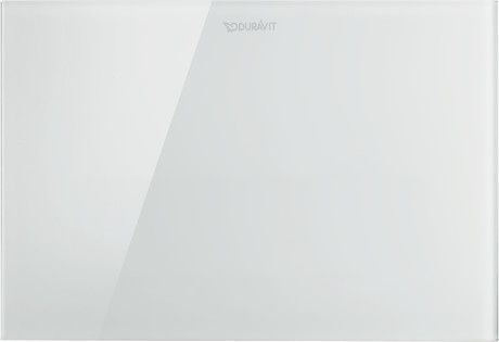 Duravit A2 Клавіша змиву для унітазу, скло біле, WD5003012000 WD5003012000 фото