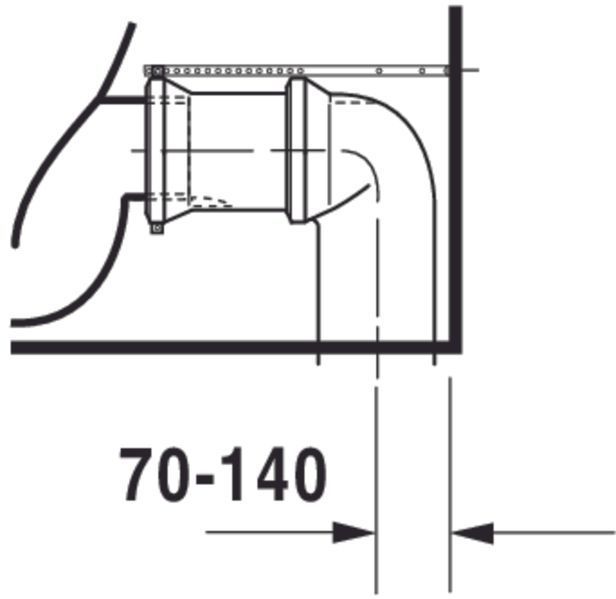 Duravit Starck 3 Унитаз напольный Белый цвет 660 mm, 1280900001 1280900001 фото