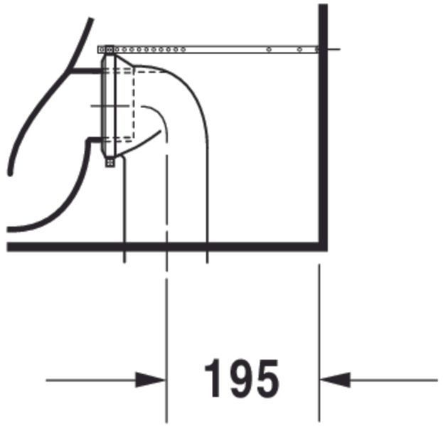 Duravit Starck 3 Унитаз напольный Белый цвет 660 mm, 1280900001 1280900001 фото