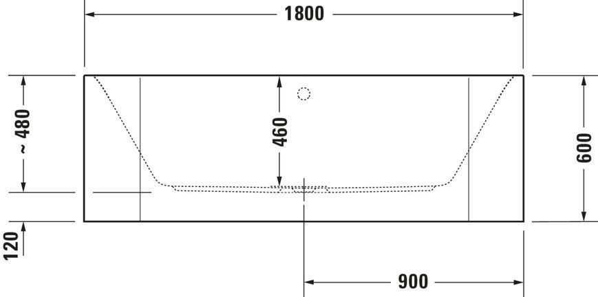 Duravit Happy D.2 Plus Гидромассажная ванна Графит 1800x800 mm, 760451800CE1000 760451800CE1000 фото