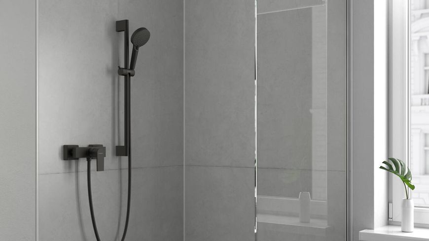 Hansgrohe VERNIS SHAPE Смеситель для душа наружного монтажа, чёрный матовый, 71650670 71650670 фото