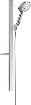 Душевой набор hansgrohe Raindance Select S 120 3jet EcoSmart с душевой штангой 90 см и мыльницей 27649000 27649000 фото