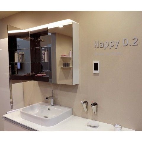 Duravit HAPPY D.2 зеркальный шкафчик 100х13,8х76 leinen, H27695/75 H27695/75 фото