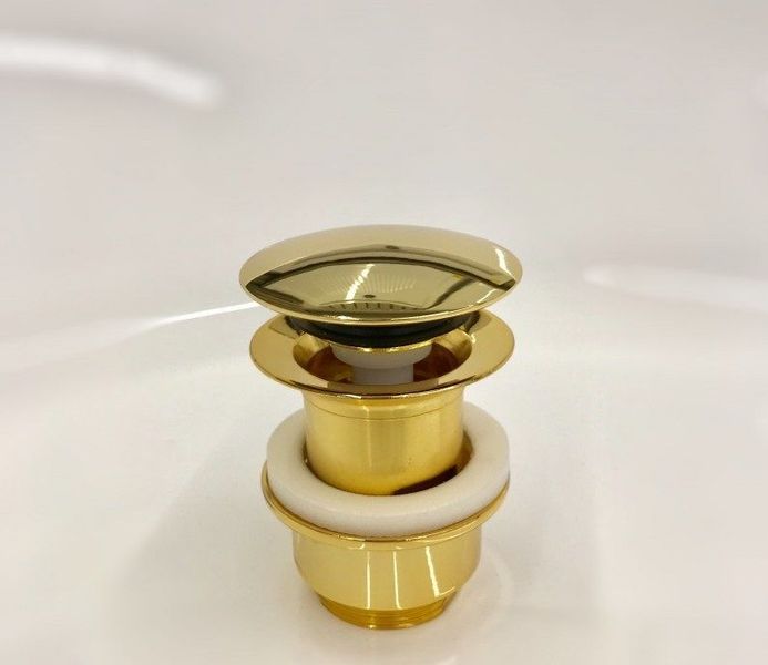 Fiore Донный клапан для раковины Click-Clack, золото, 30OO8857(35SCOO02) 30OO8857(35SCOO02) фото
