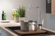 Смеситель hansgrohe Talis Select M51 для кухонной мойки с выдвижным душем, под сталь 73867800 73867800 фото 3