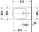 Duravit DuraStyle Биде отдельно стоящее Белый цвет 575 mm, 22841000001 22841000001 фото 2