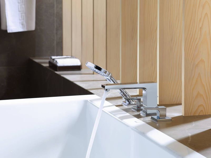 Змішувач hansgrohe Metropol на край ванни, на 4 отвори, з рукояткою-петлею 74553000 74553000 фото