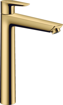 Смеситель hansgrohe Talis E для раковины с высоким изливом и сливным гарнитуром, золото 71716990 71716990 фото