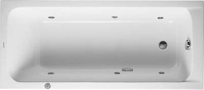 Duravit D-Code Гідромасажна ванна Білий колір 1700x750 mm, 760100000JP1000 760100000JP1000 фото
