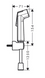 HANSGROHE BIDETTE 1 jet S Гігієнічний душ зі шлангом та тримачем, хром, 29234000 29234000 фото 2