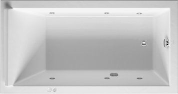 Duravit Starck Гидромассажная ванна Белый цвет 1700x900 mm, 760337000JS1000 760337000JS1000 фото