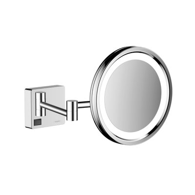Hansgrohe ADDSTORIS Косметичне дзеркало з підсвічуванням LED настінного монтажу, хром, 41790000 41790000 фото