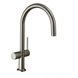 Hansgrohe Talis M54 Кухонный смеситель однорычажный, 220, с запорным вентилем, 1jet, цвет - сталь, 72805800 72805800 фото 1