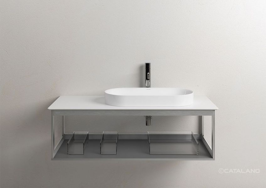 Catalano HORIZON Структура из алюминия в комплекте с полкой 120x47х37см, сталь, 5S1255000 5S1255000 фото