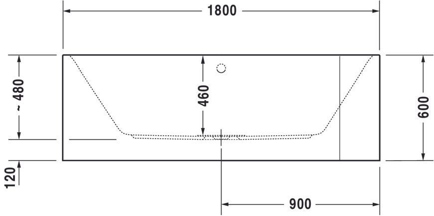 Duravit Happy D.2 Ванни Білий колір 1800x800 mm, 700316000000000 700316000000000 фото