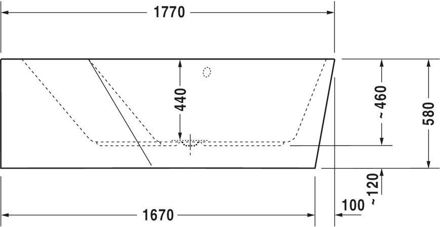 Duravit Paiova Гидромассажная ванна Белый цвет 1770x1300 mm, 760394000CE1000 760394000CE1000 фото