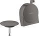 Зовнішня частина виливу на ванну з набором для зливу та переливу hansgrohe Exafill S 58117340 чорний хром 58117340 фото 1