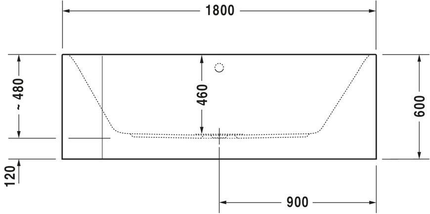 Duravit Happy D.2 Ванни Білий колір 1800x800 mm, 700317000000000 700317000000000 фото