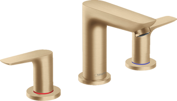 Смеситель hansgrohe Talis E на три отверстия с донным клапаном, бронза матовый 71733140 71733140 фото