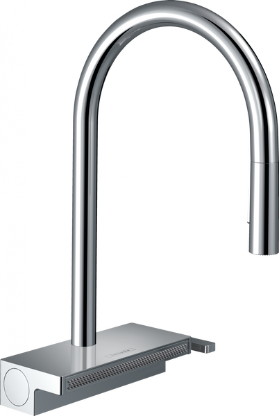 Змішувач hansgrohe Aquno Select M81 для кухонного миття з висувним душем, хром 73837000 73837000 фото