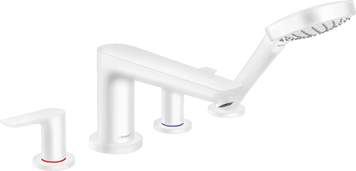 Змішувач hansgrohe Talis E для ванни на 4 отвори, білий матовий 71748700 71748700 фото