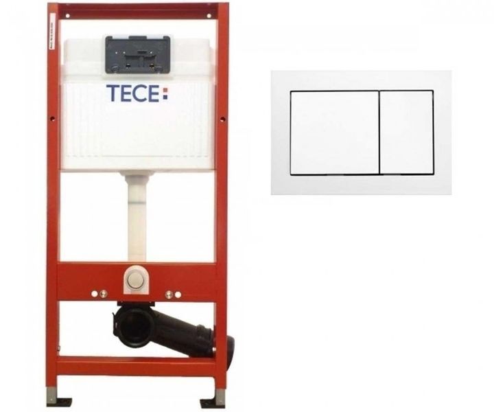 TECE BASE Комплект (модуль + клавиша смыва TECEbase белая + крепления), 1120мм, 9400000 9400000 фото