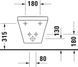 Duravit DuraStyle Біде підвісне Білий колір 540 mm, 2287150000 2287150000 фото 4
