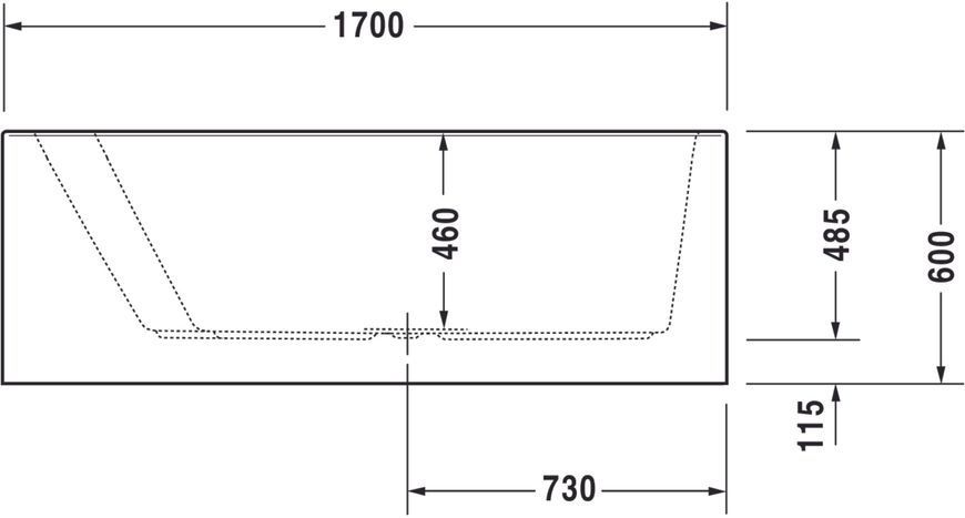 Duravit Paiova Гидромассажная ванна Белый цвет 1700x1300 mm, 760266000CP1000 760266000CP1000 фото
