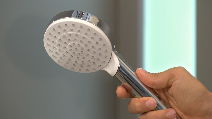 Душовий набір hansgrohe Crometta 1jet EcoSmart 125 см, білий/хром 26568400 26568400 фото