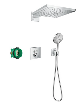 HANSGROHE RAINDANCE E 300 Душова система прихованого монтажу з термостатом, хром, 27952000 27952000 фото