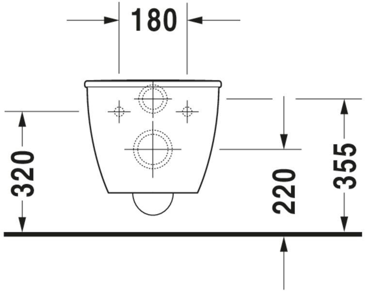 Duravit Darling New Унитаз подвесной Белый цвет 540 mm, 2557092000 2557092000 фото