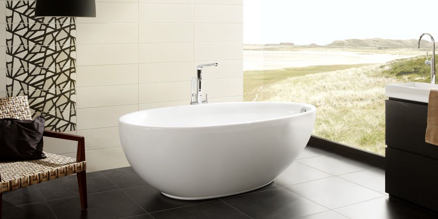 Knief & Co LOUNGE Ванна 185x95x63.5 акрилова, із встановленою системою, біла, 0100-289(089) 0100-289(089) фото
