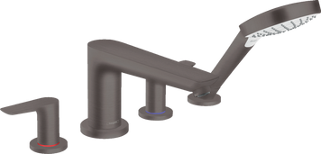 Змішувач hansgrohe Talis E для ванни на 4 отвори, матовий чорний хром 71748340 71748340 фото