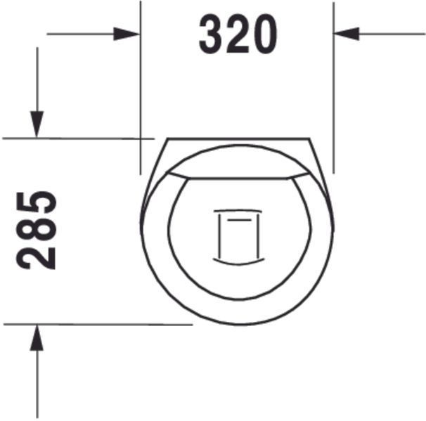 Duravit Starck 1 Пісуар, Білий колір Глянцевий, 8353200001 8353200001 фото