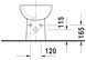 Duravit D-Code Биде отдельно стоящее Белый цвет 525 mm, 22371000002 22371000002 фото 2