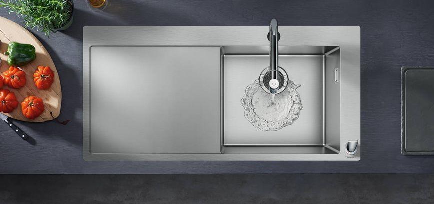 Змішувач hansgrohe Metris Select M71 для кухонного миття, хром 73804000 73804000 фото