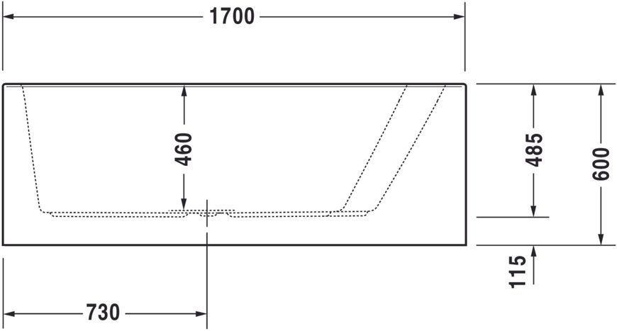 Duravit Paiova Гідромасажна ванна Білий колір 1700x1300 mm, 760267000CE1000 760267000CE1000 фото