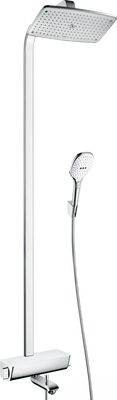 Душевая система hansgrohe Raindance Select E 360 Showerpipe с термостатом для ванны, белый/хром 27113400 27113400 фото
