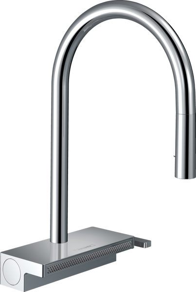 Змішувач hansgrohe Aquno Select M81 для кухонного миття з висувним душем, хром 73831000 73831000 фото