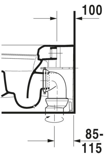 Duravit ME от Starck Унитаз напольный Белый цвет 600 mm, 2169092000 2169092000 фото