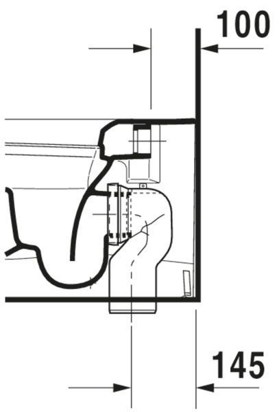 Duravit ME от Starck Унитаз напольный Белый цвет 600 mm, 2169092000 2169092000 фото
