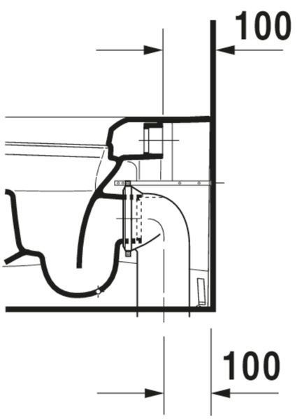 Duravit ME от Starck Унитаз напольный Белый цвет 600 mm, 2169092000 2169092000 фото