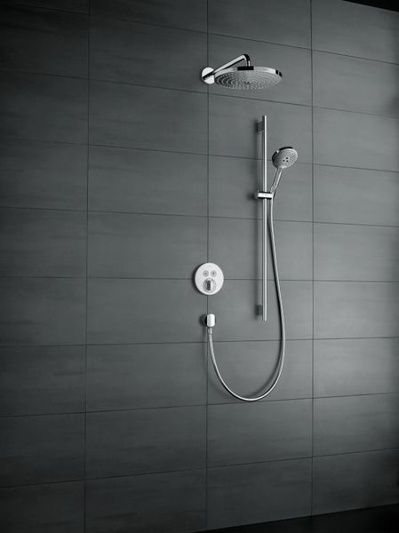 Верхній душ Hansgrohe Raindance Select S 300 2jet з тримачем 390 мм, хром 27378000 27378000 фото