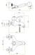 Fiore JAFAR Змішувач для ванни з ручним душем та шлангом, хром, 47CR5103 47CR5103 фото 2