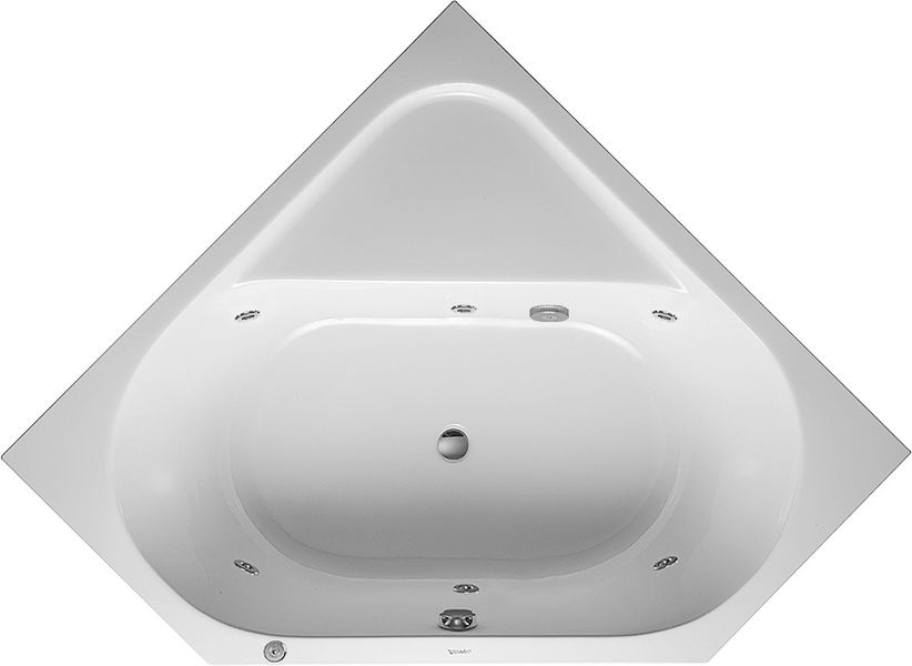 Duravit D-Code Гідромасажна ванна Білий колір 1400x1400 mm, 760137000JP1000 760137000JP1000 фото