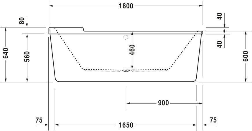 Duravit Starck Гідромасажна ванна Білий колір 1800x800 mm, 760010000CE1000 760010000CE1000 фото