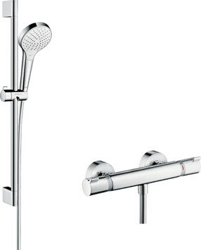 Душовий комплект hansgrohe Croma Select S Vario з термостатом Ecostat Comfort та штангою 27013400 27013400 фото