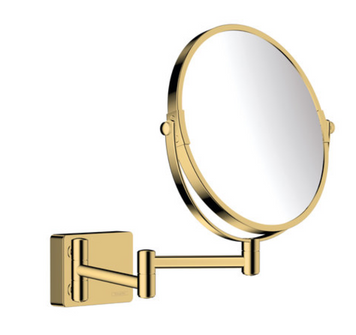 HANSGROHE ADDSTORIS Дзеркало косметичне настінного монтажу, Polished Gold Optic, 41791990 41791990 фото